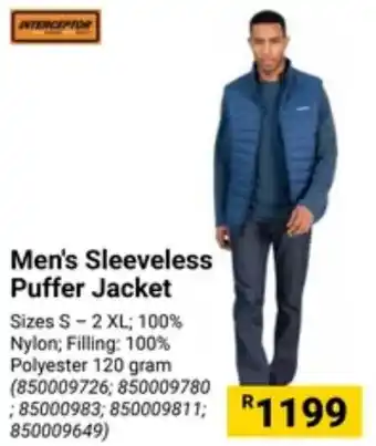 Builders Warehouse Interceptor Men's Sleeveless Puffer Jacket offer