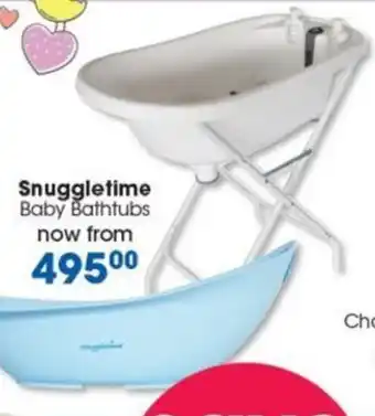 Clicks Snuggletime Baby Bathtubs offer