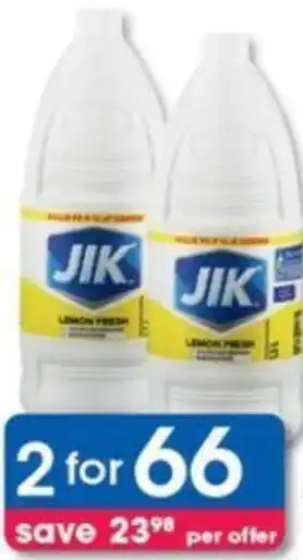 Clicks Jik Bleach 1.5 Litres offer