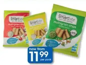 Clicks Clicks Smartbite Multigrain Chips 40 g or 100 g offer