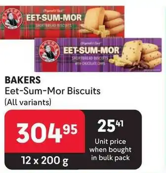 Makro BAKERS Eet-Sum-Mor Biscuits offer