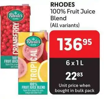 Makro Rhodes 100% Fruit Juice Blend offer