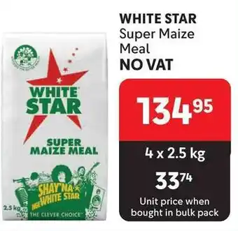 Makro WHITE STAR Super Maize Meal offer