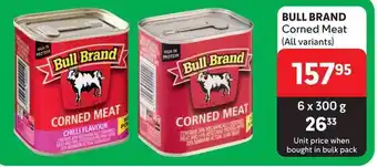 Makro BULL BRAND Corned Meat (All variants) offer