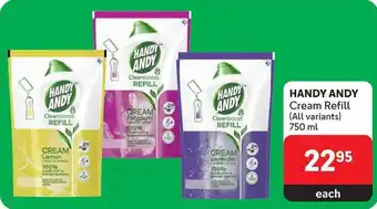 Makro HANDY ANDY Cream Refill (All variants) 750 ml offer