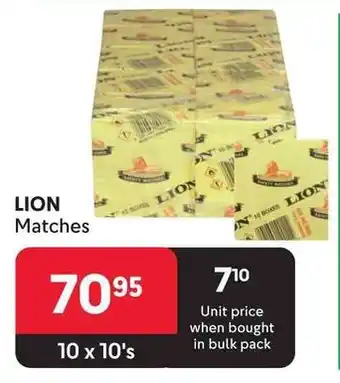 Makro Lion Matches offer