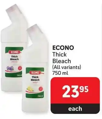 Makro ECONO Thick Bleach (All variants) 750ml offer