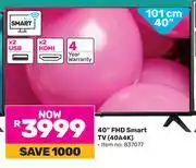 Game Hisense 40(101cm) FHD Smart TV 40A4K offer