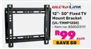 Game Ultra-Link 12-50 Fixed TV Mount Bracket UL-TMNP1250-Each offer