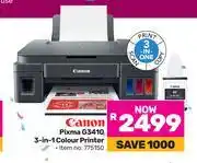 Game Canon Pixma G3410 3-In-1 Colour Printer offer