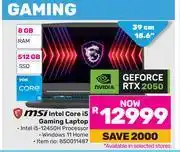 Game MSI 15.6(39cm) Intel Core i5 Gaming Laptop offer