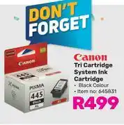 Game Canon Tri Cartridge System Ink Cartridge offer