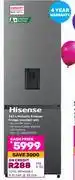 Game Hisense 347Ltr Metallic Freezer Fridge H450BIT offer