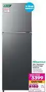 Game Hisense 154Ltr Top Mount Freezer Fridge H225TTS offer