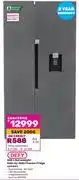 Game Defy 555Ltr Naturelight Side-By-Side Freezer Fridge DFF547 offer