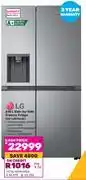 Game LG 610Ltr Side-By-Side Freezer Fridge GC-L257SLXL offer