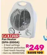 Game Goldair Fan Heater GFH-2000A offer