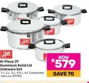 Game Hart 10 Piece J7 Aluminium Solid Lid Cookware Set offer