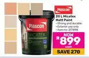 Game Plascon 20L Micatex Matt Paint offer