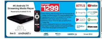 Pick n Pay Hypermarket 4K Android TV Streaming Media Player offer