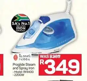 Pick n Pay Hypermarket Russell Hobbs - Proglide Steam and Spray Iron offer