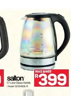 Pick n Pay Hypermarket Salton - 1.7 Litre Glass Kettle offer