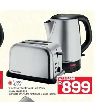 Pick n Pay Hypermarket Russell Hobbs - Stainless Breakfast Pack offer