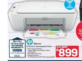 Pick n Pay Hypermarket Hp - 2710 All-in-One Deskjet Printer offer