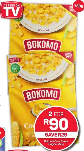 Pick n Pay Bokomo Corn Flakes Original 750g offer