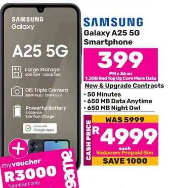 Game SAMSUNG Galaxy A25 5G Smartphone offer