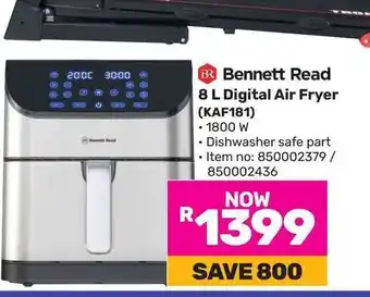 Game BR Bennett Read 8 L Digital Air Fryer (KAF181) offer