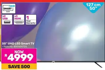 Game JVC 50" UHD LED Smart TV offer