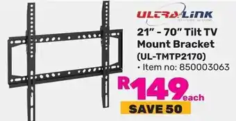 Game ULTRA LINK 21" - 70" Tilt TV Mount Bracket (UL-TMTP2170) offer