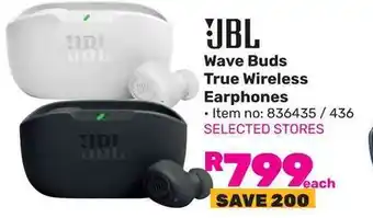 Game JBL Wave Buds True Wireless Earphones offer