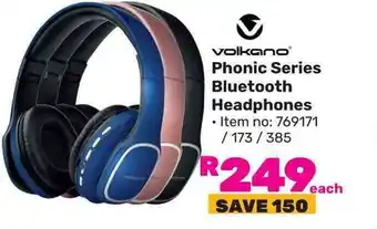 Game volkano Phonic Series Bluetooth Headphones offer