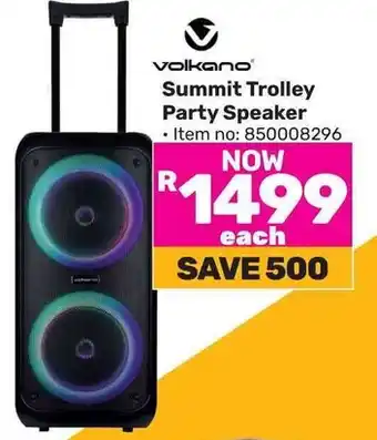 Game volkano Summit Trolley Party Speaker offer