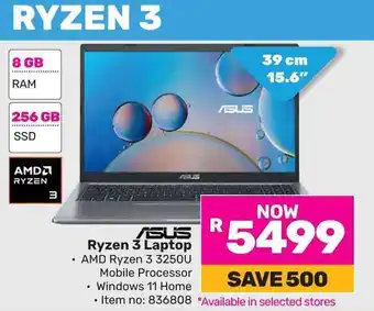 Game Asus Ryzen 3 Laptop offer