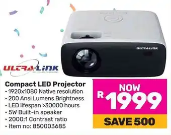 Game ULTRA LINK Compact LED Projector offer