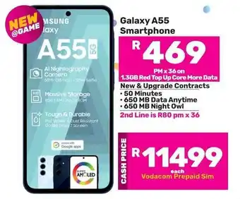 Game Samsung Galaxy A55 Smartphone offer