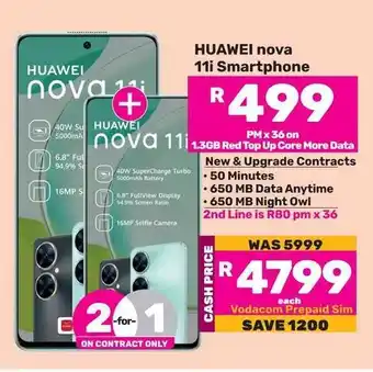 Game HUAWEI nova 11i Smartphone offer