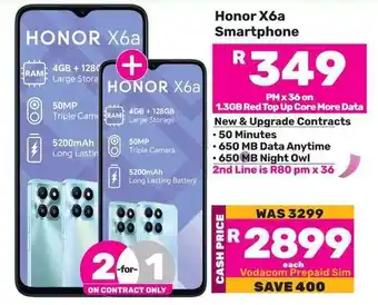 Game HONOR X6a Smartphone offer