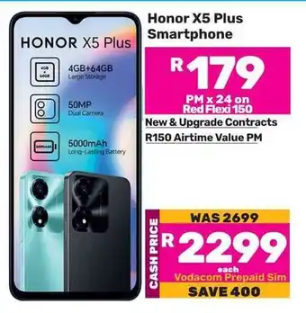 Game Honor X5 Plus Smartphone offer