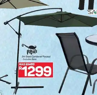 Pick n Pay Hypermarket Pagoda 3m Steel Cantilever Parasol offer