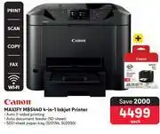 Makro Canon Maxify MB5440 4 In 1 Inkjet Printer offer