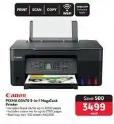 Makro Canon Pixma G3470 3 In 1 Mega Tank Printer offer