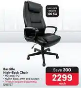 Makro Bastille High Back Chair offer