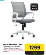 Zoom Mid Back Chair