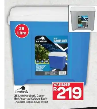Pick n Pay Hypermarket Blue Mountain - 26 Litre Harbody Cooler Box Assorted Colours each offer