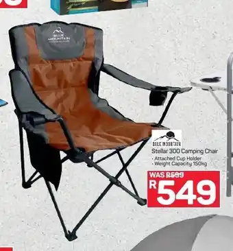 Pick n Pay Hypermarket Blue Mountain Stellar 300 Camping Chair offer