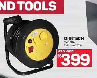 Digitech 15m 10A Extension Reel